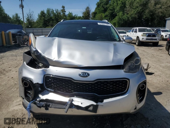 2017 Kia Sportage EX with VIN KNDPNCACXH7271872, listed as a Copart auction lot 57951105 with 107,072 mi miles and Salvage title. Bid and sale history available at DreamBid. Image 5.