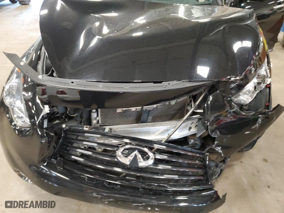 2016 Infiniti QX70 with VIN JN8CS1MW1GM752521, listed as a Copart auction lot 56139204 with 55,786 mi miles. Bid and sale history available at carsss.com. Image 12.
