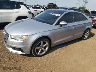 2015 Audi A3 2.0T Premium with VIN WAUBFGFF4F1104146, listed as a Copart auction lot 64123434 with 69,208 mi miles and Salvage Title. Bid and sale history available at carsss.com. Image 1.