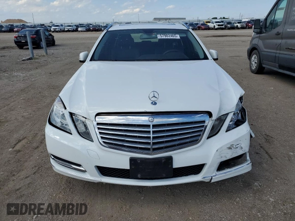 2013 Mercedes-Benz E 350 Luxury with VIN WDDHH8JB5DA727389, listed as a Copart auction lot 57902465 with 81,507 mi miles and Salvage title. Bid and sale history available at DreamBid. Image 5.