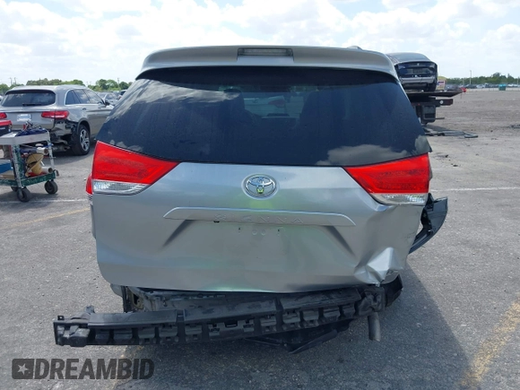 2013 Toyota Sienna LE AAS with VIN 5TDKK3DC4DS399295, listed as a IAAI auction lot 42173970 with 128,350 mi miles and . Bid and sale history available at DreamBid. Image 16.
