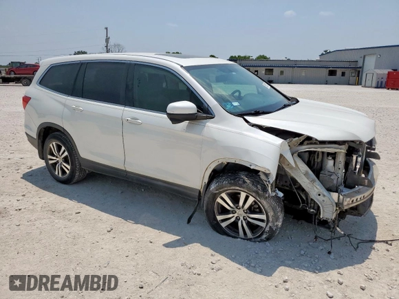 2016 Honda Pilot EX-L with VIN 5FNYF5H78GB018581, listed as a Copart auction lot 58250715 with 95,833 mi miles and Salvage title. Bid and sale history available at DreamBid. Image 4.