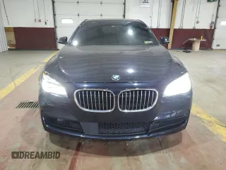 2015 BMW 7 Series 750Li xDrive with VIN WBAYF8C52FD654598, listed as a Copart auction lot 55745555 with 108,958 mi miles and Salvage title. Bid and sale history available at DreamBid. Image 5.