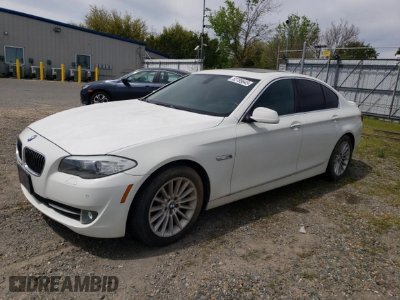 2011 BMW 5 Series 535i with VIN WBAFR7C54BC804218, listed as a Copart auction lot 52799645 with 65,191 mi miles and Clean Title. Bid and sale history available at carsss.com. Image 1.