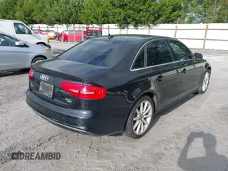 2014 Audi A4 Premium Plus with VIN WAUFFAFL0EN029084, listed as a IAAI auction lot 42644601 with 128,551 mi miles and . Bid and sale history available at DreamBid. Image 4.