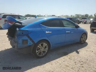 2017 Hyundai Elantra SE with VIN 5NPD84LF4HH057981, listed as a Copart auction lot 52259025 with 109,561 mi miles and Salvage Title. Bid and sale history available at carsss.com. Image 3.