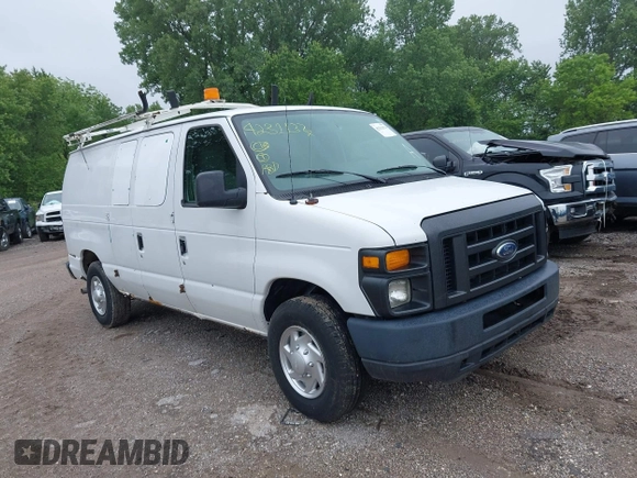 2012 Ford Econoline Cargo Commercial z VIN 1FTNE2EL7CDB36239, wystawiony jako IAAI lot #42311374 z przebiegiem 152 547 mil mil oraz . Historia ofert i sprzedaży dostępna na DreamBid. Obrazek 1.