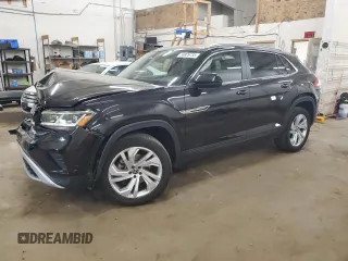 2020 Volkswagen Atlas SEL z VIN 1V2ME2CA5LC214793, wystawiony jako Copart lot #55826735 z przebiegiem 55 654 mil mil oraz Szkoda całkowita • Salvage title. Historia ofert i sprzedaży dostępna na DreamBid. Obrazek 1.