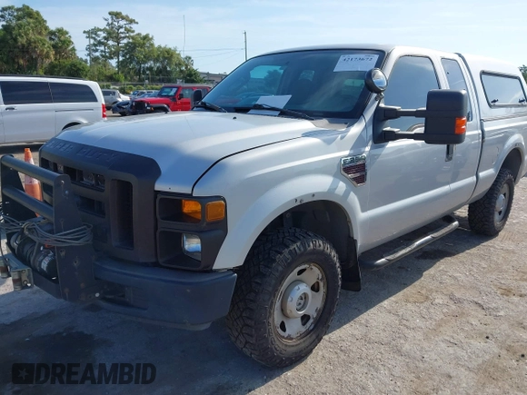 2008 Ford Super Duty F-250 SRW XL with VIN 1FTSX21R28EB04744, listed as a IAAI auction lot 42173672 with 168,960 mi miles. Bid and sale history available at carsss.com. Image 17.