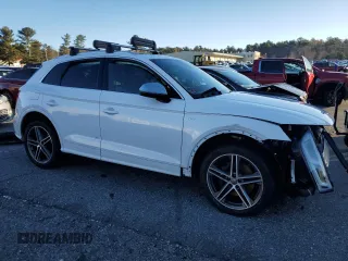 2018 Audi SQ5 Premium Plus with VIN WA1A4AFY4J2213996, listed as a Copart auction lot 83231744 with Not Provided miles and Salvage Title. Bid and sale history available at DreamBid. Image 4.