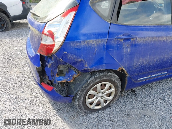 2012 Hyundai Accent GS with VIN KMHCT5AE0CU010189, listed as a IAAI auction lot 42631729 with 169,780 mi miles and . Bid and sale history available at DreamBid. Image 6.
