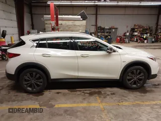 2019 Infiniti QX30 Luxe with VIN SJKCH5CR6KA008658, listed as a IAAI auction lot 41943237 with 88,704 mi miles and . Bid and sale history available at DreamBid. Image 13.