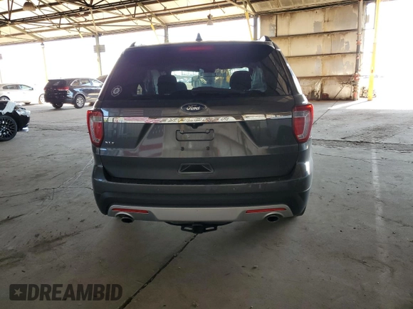 2017 Ford Explorer XLT with VIN 1FM5K7D81HGC55652, listed as a Copart auction lot 54075355 with 64,322 mi miles and Salvage title. Bid and sale history available at DreamBid. Image 6.