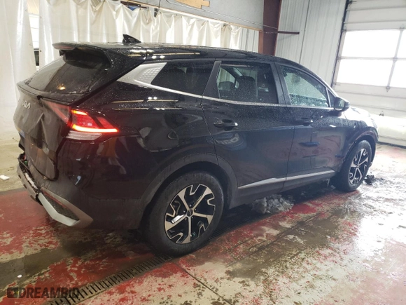 2023 Kia Sportage EX with VIN 5XYK33AF8PG028332, listed as a Copart auction lot 45804665 with 48,062 mi miles and Salvage Title. Bid and sale history available at carsss.com. Image 3.