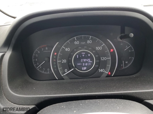 2016 Honda CR-V EX with VIN 3CZRM3H58GG724175, listed as a Copart auction lot 51003125 with 78,426 mi miles and Salvage Title. Bid and sale history available at carsss.com. Image 9.