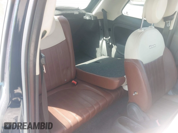 2013 FIAT 500 Lounge with VIN 3C3CFFCR6DT663496, listed as a IAAI auction lot 42030837 with 68,904 mi miles and . Bid and sale history available at DreamBid. Image 8.