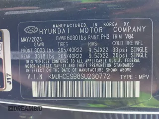 2025 Genesis GV80 z VIN KMUHCESB8SU230772, wystawiony jako IAAI lot #41739606 z przebiegiem 7 515 mil mil oraz . Historia ofert i sprzedaży dostępna na DreamBid. Obrazek 9.