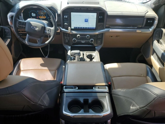 2022 Ford F-150 XL with VIN 1FTFW1ED5NFB54525, listed as a Copart auction lot 60115115 with 42,177 mi miles and Salvage title. Bid and sale history available at DreamBid. Image 8.