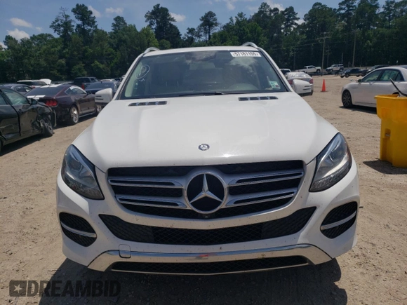 2017 Mercedes-Benz GLE 350 with VIN 4JGDA5JB8HA825720, listed as a Copart auction lot 57181155 with 51,127 mi miles and Salvage title. Bid and sale history available at DreamBid. Image 5.