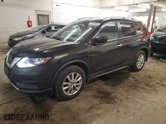 2017 Nissan Rogue SV with VIN KNMAT2MV7HP594800, listed as a Copart auction lot 41645625 with 135,612 mi miles and Salvage Title. Bid and sale history available at DreamBid. Image 1.