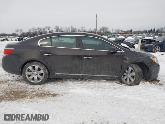 2013 Buick LaCrosse Premium 1 with VIN 1G4GF5E36DF322427, listed as a IAAI auction lot 41574871 with 189,371 mi miles and . Bid and sale history available at DreamBid. Image 12.