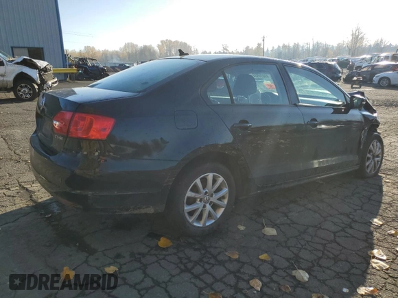 2012 Volkswagen Jetta Sedan SE w/Convenience PZEV with VIN 3VWDP7AJ8CM322350, listed as a Copart auction lot 83039504 with 185,266 mi miles and Salvage Title. Bid and sale history available at carsss.com. Image 3.