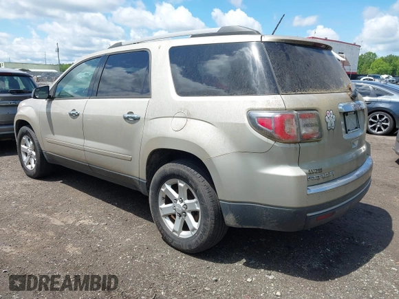 2014 GMC Acadia SLE z VIN 1GKKRNED8EJ154999, wystawiony jako IAAI lot #42279989 z przebiegiem Nie podano mil oraz . Historia ofert i sprzedaży dostępna na DreamBid. Obrazek 3.