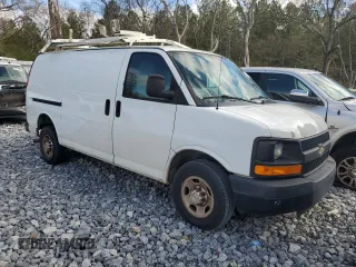 2012 Chevrolet Express Cargo z VIN 1GCWGFCA8C1172661, wystawiony jako Copart lot #47200685 z przebiegiem Nie podano mil oraz Czysty tytuł • Clean title. Historia ofert i sprzedaży dostępna na DreamBid. Obrazek 4.