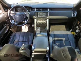2015 Land Rover Range Rover Supercharged with VIN SALGS3TF3FA213286, listed as a Copart auction lot 63522135 with 98,511 mi miles and Salvage title. Bid and sale history available at DreamBid. Image 8.