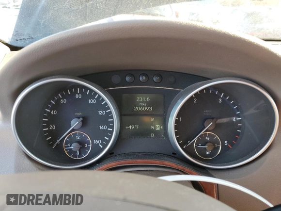 2008 Mercedes-Benz M 3.0L CDI with VIN 4JGBB22E38A327372, listed as a Copart auction lot 43312675 with 206,093 mi miles and Salvage Title. Bid and sale history available at carsss.com. Image 9.