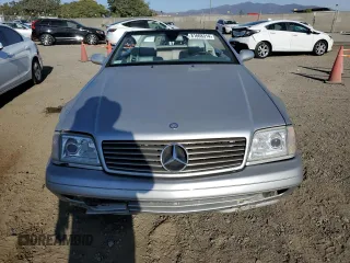 1999 Mercedes-Benz SL-Class with VIN WDBFA68FXXF174165, listed as a Copart auction lot 81608314 with 0 mi miles and Salvage Title. Bid and sale history available at carsss.com. Image 5.