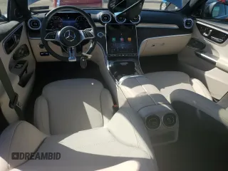 2025 Mercedes-Benz C 300 with VIN W1KAF4HB6SR246863, listed as a Copart auction lot 48716085 with 2,233 mi miles and Salvage Title. Bid and sale history available at DreamBid. Image 8.