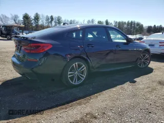 2019 BMW 6 Series 640i xDrive with VIN WBAJV6C56KBK08937, listed as a Copart auction lot 50201275 with 9,000 mi miles and Salvage Title. Bid and sale history available at carsss.com. Image 3.