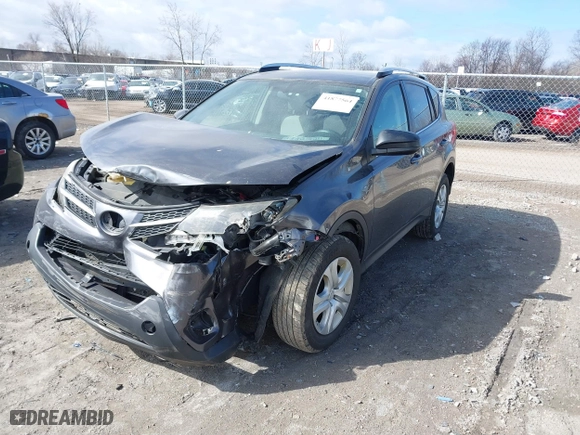 2015 Toyota RAV4 LE with VIN JTMBFREV7FJ027327, listed as a IAAI auction lot 41877564 with 121,831 mi miles. Bid and sale history available at carsss.com. Image 17.