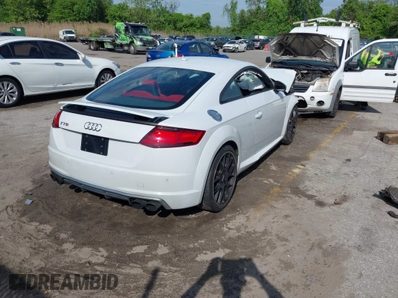 2018 Audi TTS with VIN TRUC1AFV7J1009606, listed as a IAAI auction lot 42172806 with 54,062 mi miles and . Bid and sale history available at DreamBid. Image 4.