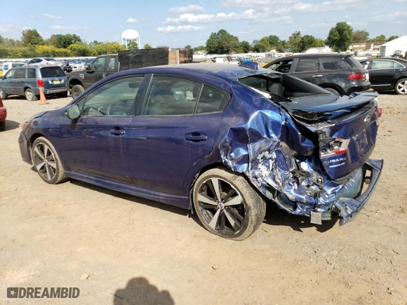 2017 Subaru Impreza Sport with VIN 4S3GKAM62H3620324, listed as a Copart auction lot 76465294 with 23,703 mi miles and Salvage Title. Bid and sale history available at carsss.com. Image 2.