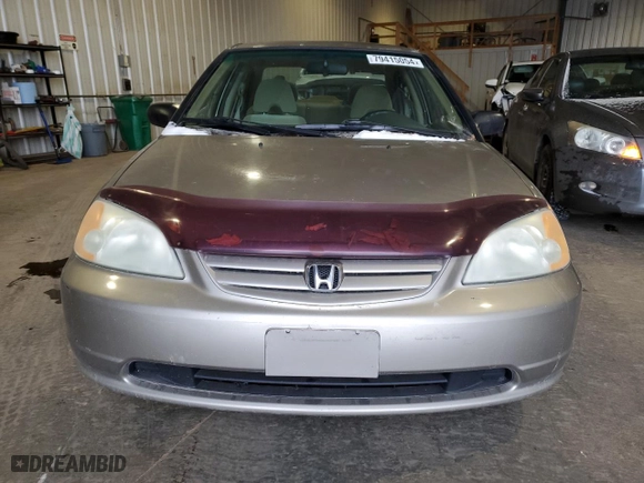 2003 Honda Civic DX with VIN 2HGES16483H927393, listed as a Copart auction lot 79415054 with 218,297 mi miles and Salvage Title. Bid and sale history available at carsss.com. Image 5.