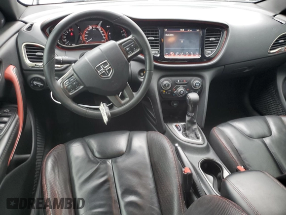 2016 Dodge Dart GT with VIN 1C3CDFEB1GD539233, listed as a Copart auction lot 52200295 with 85,152 mi miles and Salvage Title. Bid and sale history available at carsss.com. Image 8.