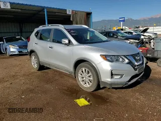 2017 Nissan Rogue SV with VIN KNMAT2MVXHP520321, listed as a Copart auction lot 60747285 with 88,293 mi miles and Salvage title. Bid and sale history available at DreamBid. Image 14.