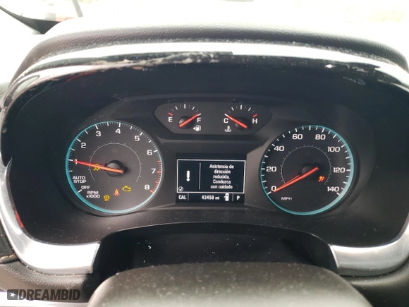 2021 Chevrolet Traverse LS with VIN 1GNEVFKW2MJ179547, listed as a Copart auction lot 45479365 with 43,459 mi miles and Salvage Title. Bid and sale history available at carsss.com. Image 9.