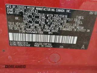 2010 Toyota RAV4 Sport with VIN 2T3RF4DV6AW081568, listed as a Copart auction lot 51645665 with 177,477 mi miles and Clean Title. Bid and sale history available at carsss.com. Image 13.