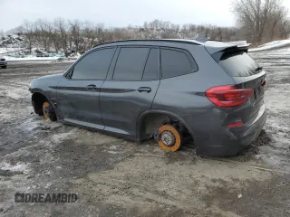 2020 BMW X3 M Competition with VIN 5YMTS0C0XL9B17548, listed as a Copart auction lot 45018825 with 62,670 mi miles and Salvage Title. Bid and sale history available at carsss.com. Image 2.