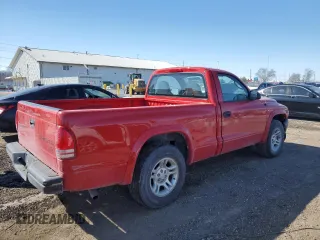 2003 Dodge Dakota with VIN 1D7FL16X93S294055, listed as a Copart auction lot 45954825 with 99,816 mi miles and Salvage Title. Bid and sale history available at carsss.com. Image 3.