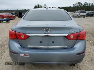 2014 Infiniti Q50 Hybrid Sport with VIN JN1AV7AP5EM690955, listed as a Copart auction lot 85952704 with 102,810 mi miles and Clean Title. Bid and sale history available at carsss.com. Image 6.
