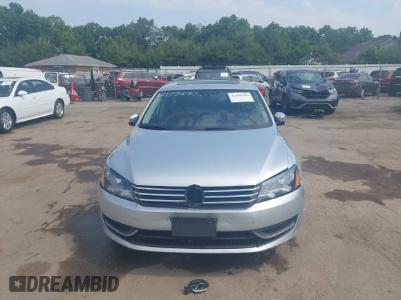 2014 Volkswagen Passat SE with VIN 1VWBT7A37EC039074, listed as a IAAI auction lot 42439583 with 109,654 mi miles and . Bid and sale history available at DreamBid. Image 13.