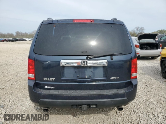 2009 Honda Pilot EX-L with VIN 5FNYF48529B031032, listed as a Copart auction lot 53060365 with 209,608 mi miles and Salvage Title. Bid and sale history available at carsss.com. Image 6.
