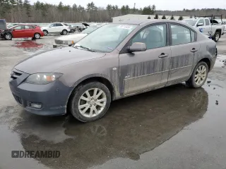2007 Mazda 3 s Sport with VIN JM1BK123371622936, listed as a Copart auction lot 88710655 with 182,722 mi miles and Salvage Title. Bid and sale history available at carsss.com. Image 1.