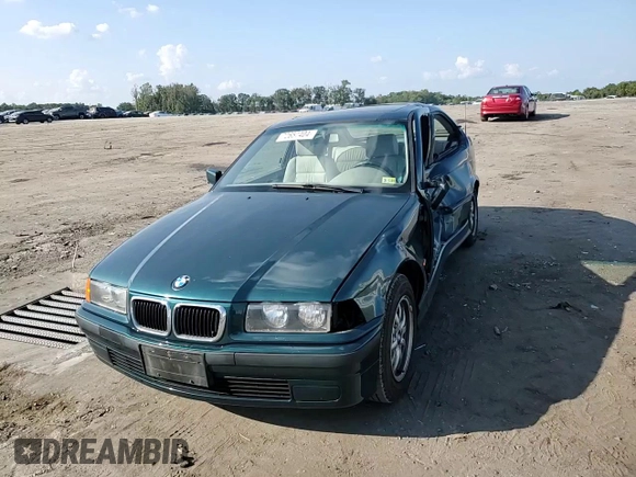 1997 BMW 3 Series 318tiA with VIN WBACG8321VAU39596, listed as a Copart auction lot 72657404 with 0 mi miles and Salvage Title. Bid and sale history available at carsss.com. Image 10.