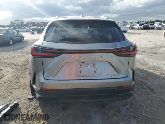 2022 Lexus NX with VIN 2T2GGCEZXNC010787, listed as a Copart auction lot 42807755 with 7,646 mi miles and Salvage Title. Bid and sale history available at carsss.com. Image 6.