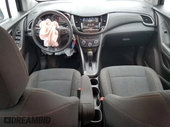2021 Chevrolet Trax LS with VIN KL7CJNSB3MB344113, listed as a Copart auction lot 47394635 with 34,465 mi miles and Salvage Title. Bid and sale history available at carsss.com. Image 8.
